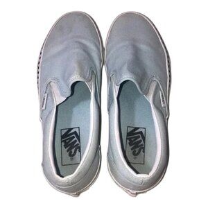 VANS Sneakers Women's Size US8.5 Men's Size US7 Blue White Unisex Slides Skate